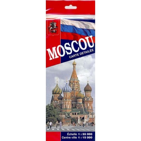 Карта "Москва" (на французском языке)