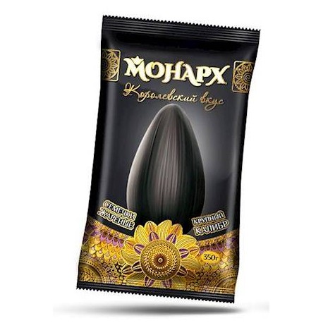 Монарх Семечки подсолн.жар.чёрные XXL 300g