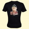 Футболка "Путин", чёрная, (Всё идёт по плану) 100%-хлопок