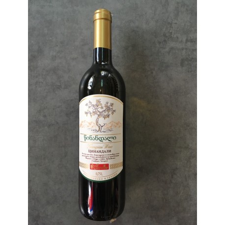 Вино Badagoni Цинандали белое/сухое 13% 0,75L