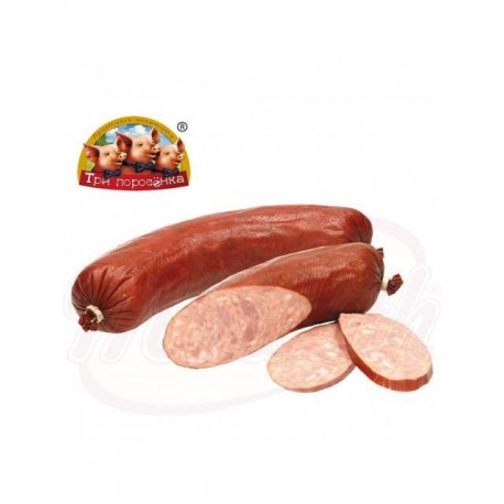 Saucisse cuite à la manière d`une Cracovie "Wkusnjatina s tschesnokom"500 g