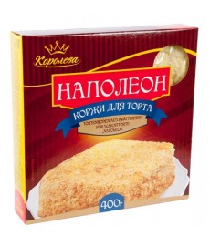 Королева Коржи для торта Наполеон 400g