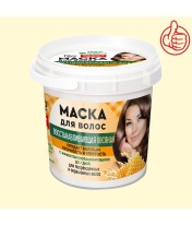 Маска для волос Fito Kosmetik Восстанавливающая овсяная серии Народные Рецепты 155 мл