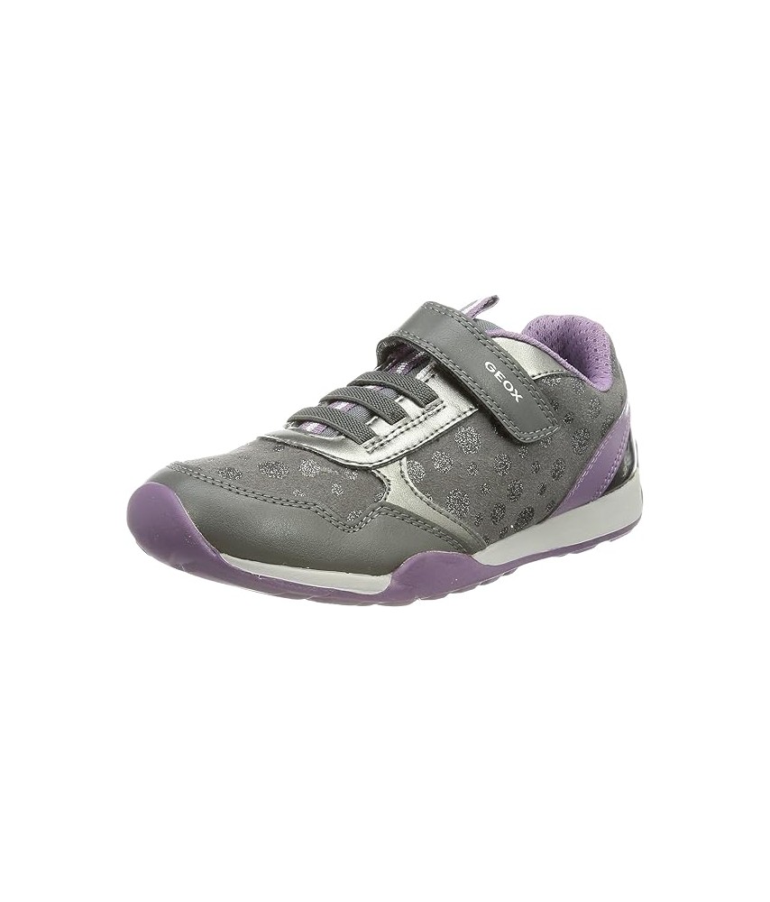 GEOX - Sneakers Jocker - gris et violet fille,taille 36