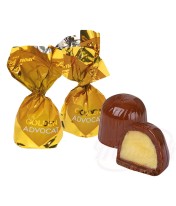 Confiserie au chocolat "Golden Advocat " fourrées à la liqueur aux œufs 100г