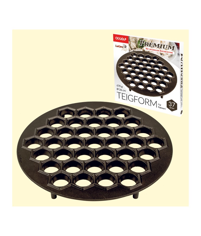 Machine à raviolis premium avec revêtement spécial pour pâte, pour 37 raviolis, poids : 670 g