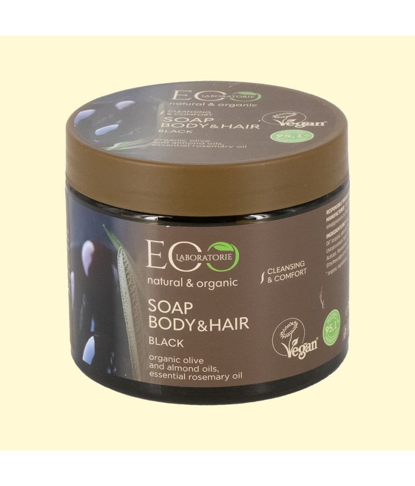 Savon corps et cheveux Noir EO Laboratoire 360 ​​ml