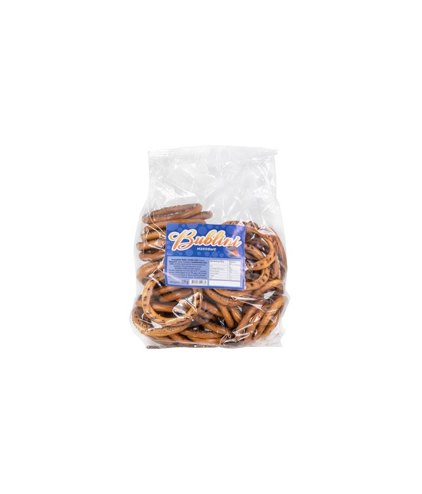 Bretzels Bublini aux graines de pavot 375g