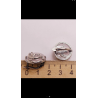 Boucles d'oreilles "Dauphin" avec quartz