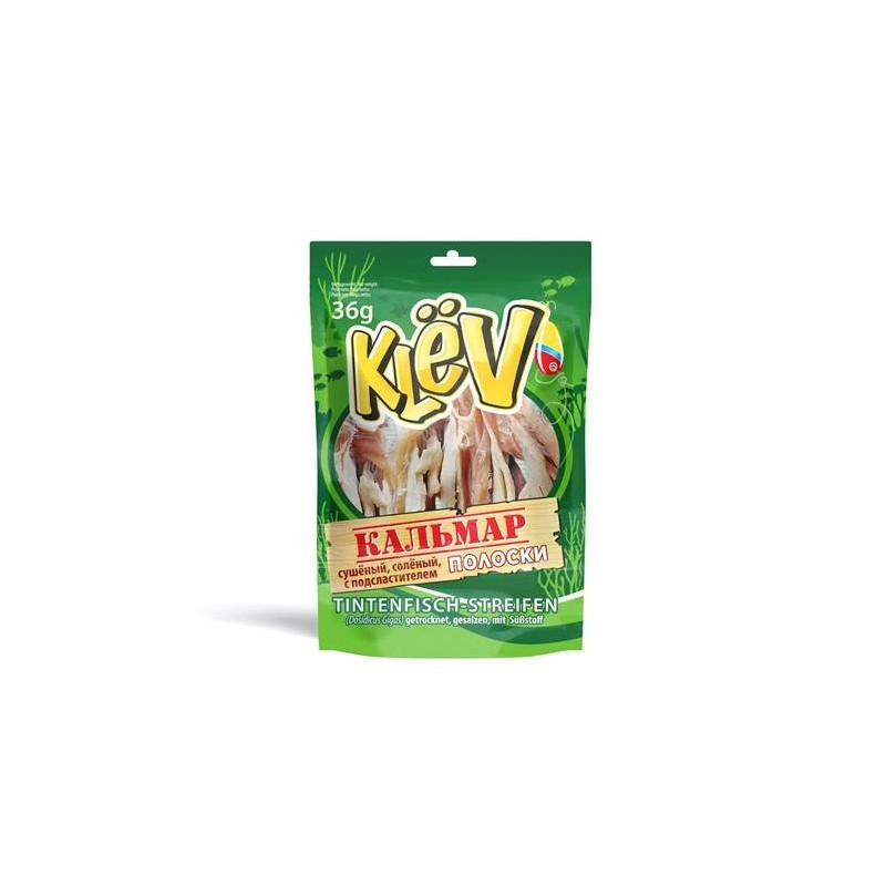 Bâtonnets de calmars séchés Klev 36 g