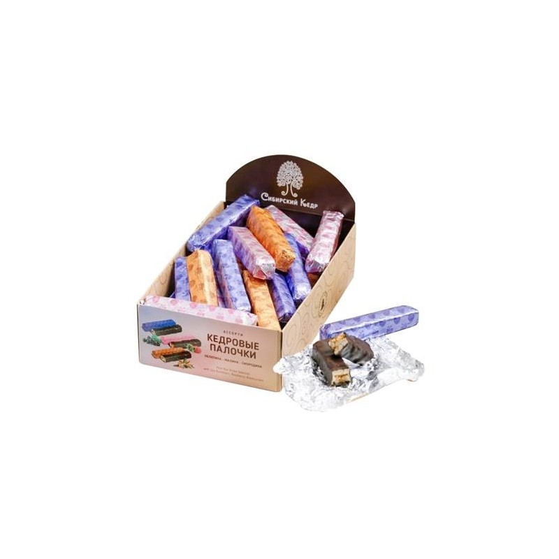 Sib.Cedar, bâtons de cèdre. assortis, petits., rég., h.s.more. 100г