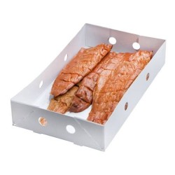 Silver salmon sides, cold smoked,